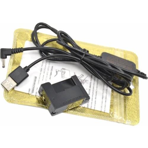 ACK-DC80 power bank charger 5V-8V step-up USB cable+DR-80 DC Coupler NB-10L dummy battery for Canon G1X G3X G15 G16 SX50 SX60HS