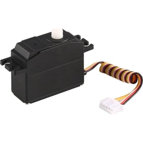 1PCS 25g Plastic Gear Servo 4.8-6V for 1/12 Wltoys 12428 12423 RC Car Truck Model Steering Parts RC Toys Accessories