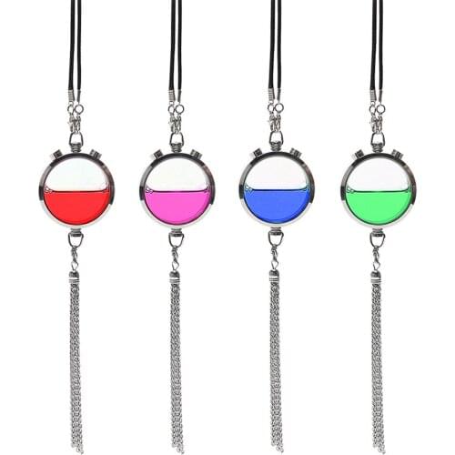10ml Perfume Scent Bottle Hanging Pendant Auto Air Freshener Car Ornament Decor