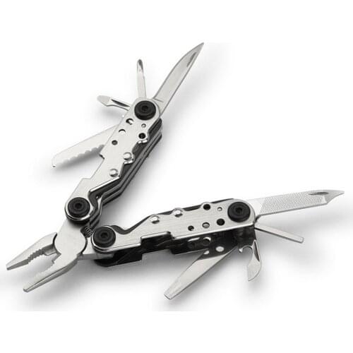11 In 1 Hand Tool Screwdriver Mini Portable Stainless Multitool Fold Pocket Folding Knife Pliers Outdoor Camping