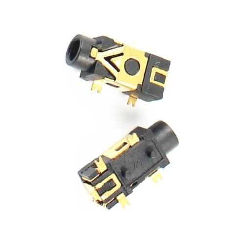 5 Pcs 2.5mm Female Audio Connector 5 Pin SMT Stereo Phone Jack PJ209