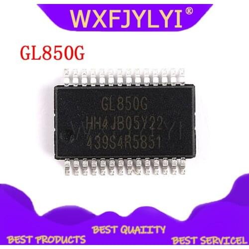5pcs/lot GL850G SSOP-28 USB 2.0 hub controller chip new original