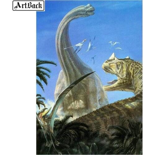 5d diamond painting dinosaur full square diamond mosaic Jurassic world animal handmade crafts diamond embroidery stickers