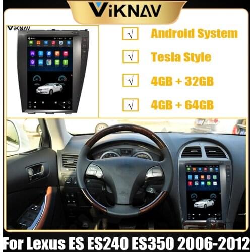 Car radio GPS Navigation multimedia player for Lexus ES ES240 ES350 2006-2012 autoradio DVD player head unit stereo