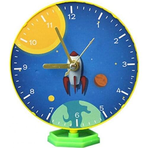 DIY Clock Newton Physics Creative Easy to Assemble Eco-friendly Children Educational Science Toy for Gift