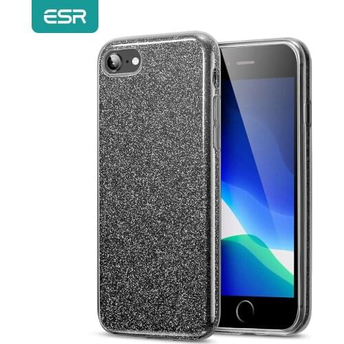 ESR Shining Case for iPhone SE 2nd 9 8 76 6S/SE 5S 8 7 Plus/11 Pro Max/X XR XS Max Dazzling Slim Full Protection Bling Case