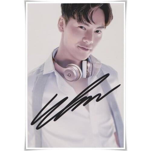 William Chan autographed signed with pen The Mystic Nine photo 4*6 inches collection free shipping 11.2016 a