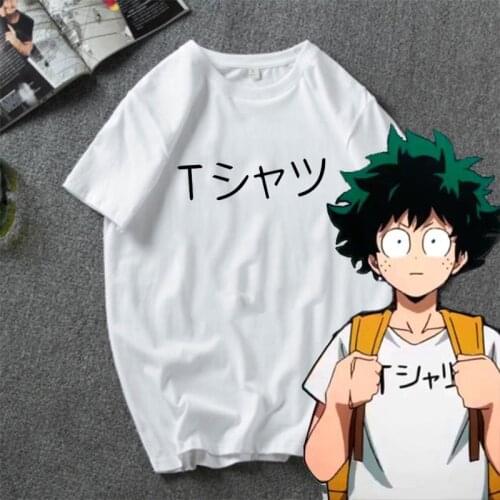 T Shirt Female My Hero Academia Kawaii Japanese Anime Graphic Tees Women Funny Cartoon T-shirt Boku No Hero Academia Harajuku