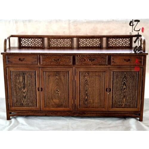 Mahogany furniture mahogany wood lockers wooden sideboard tea cabinet cabinet antique Ming and Qing Chinese Restaurant