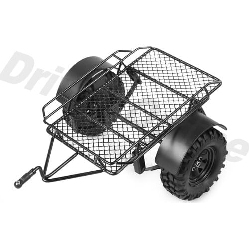 RC Car Metal Hitch Mount Trailer Truck Hauler for 1/10 RC Crawler Traxxas TRX4 Axial SCX10 90046 Tamiya CC01 RC4WD D90 TF2