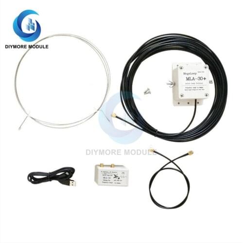 MLA-30+ 500kHz-30MHz Active Receive Antenna SWL HAM Short Medium Wave Radio Receiving Loop Antenna USB Power Waterproof Case