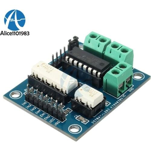 L293D Motor Drive Expansion Module Dual H-Bridge for Arduino MEGA2560 R3 Control Board Opto-Coupler Isolation 2DC Motors DIY
