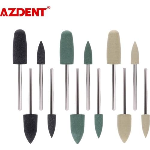 Dental Oral Hygiene Resin Base Hidden HP0412 Denture Polishing Kits for Low-Speed Handpiece Teeth Whitening Dentist Tools