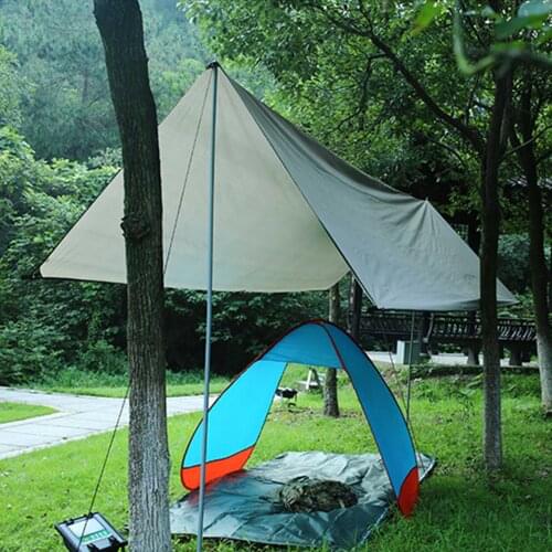 Canopy Multifunctional Waterproof Outdoor Tent Floor Cover For Backpacking Hiking Camping Bicycle Packing Boating Picnics Beach
