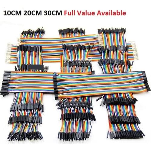 40PCS Dupont Line 10cm/20CM/30CM Male to Male+Female to Male + Female to Female Jumper Wire Dupont Cable for DIY KIT