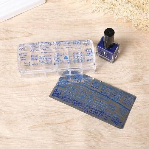 Transparent Jelly Nail Stamper Big Size 12*5cm Rectangular Silicone Soft Nail Art Stamper & Scrapers Stamping Tool