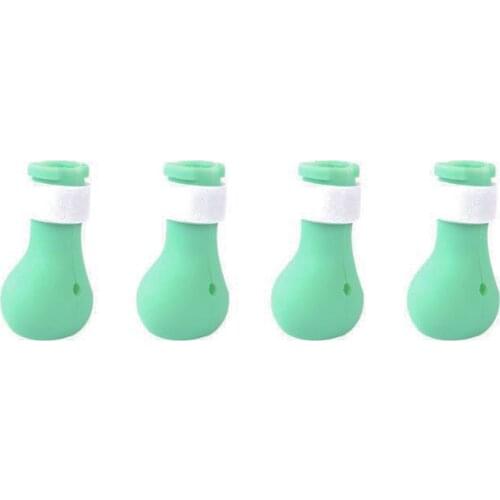 Adjustable Nails Pet Tools Cat Bath Supplies Anti-cat Paw Gloves Apply For The Cats With Different Sizes. Green Silicone