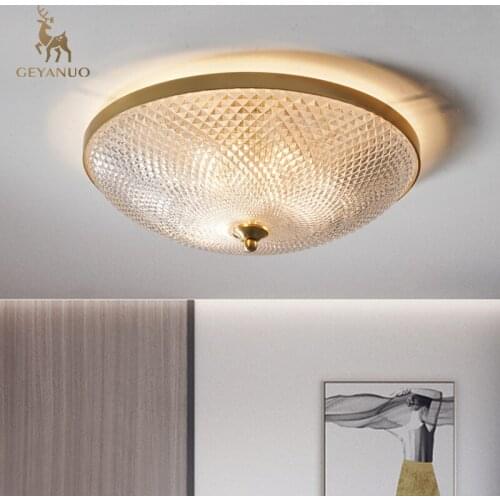 Modern minimalist lighting living room dining room corridor bedroom aisle light luxury round creative ceiling lamp