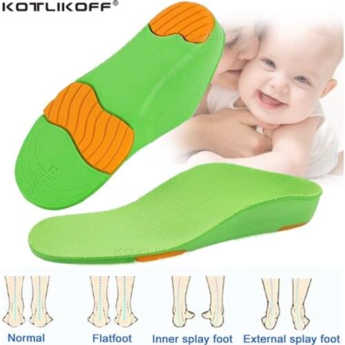 Kids Orthotics Insoles For Kid Professional Arch Support Flat Foot OX-Legs Children Insole Soles Comfortable Sport Shoes Pads