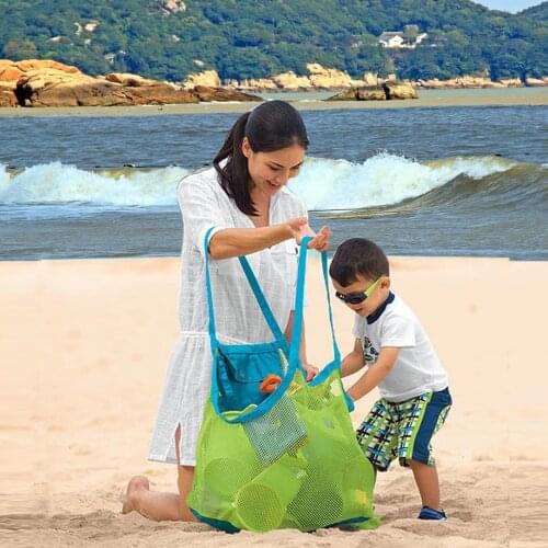 Outdoor Childrens Beach Toys Quick Storage Bag Digging Sand Tool Clutter Storage Bag Foldable Portable Beach Bag Swimming Bag