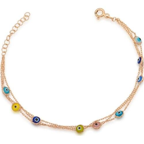 Tevuli 925 Sterling Silver Evil Eye Women Bracelet