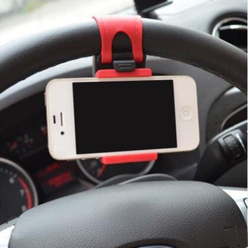 Universal Car Steering Wheel Phone Socket Holder Navigate Case Cover For Subaru/Nissan/Toyota/GEELY/Chevy/LiFan/Hyundai/Citroen