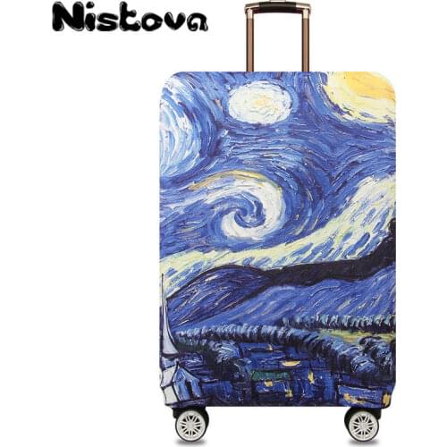Thicker Fashion Travel on Road Luggage Suitcase Protective Cover Trolley Case Luggage Dust Cover Travel Accessories For 18-32in