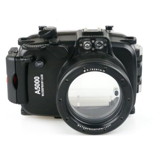 40m 130ft Waterproof Box Underwater Housing Camera Diving Case for SONY A5000 A5100 16-50mm lens Bag Case Cover