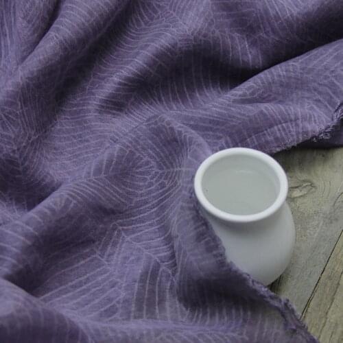 High quality Tencel fabric Purple jacquard tissu High grade clothes cheongsam Robe fabrics