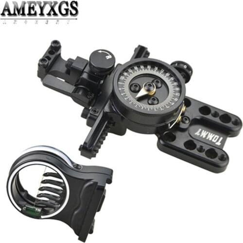 1pc Compound Bow Sight Fine Adjustable Pointer 5 pins Sight Shooting Aiming Tool Hunting Sports Archery Accessories