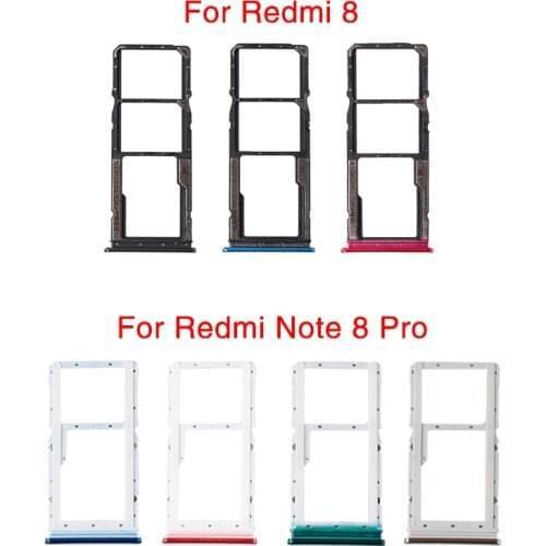 10pcs/Lot SIM Card Slot Socket Holder Flex Cable For Xiaomi Redmi 8 Note 8 Pro SIM Card Connector