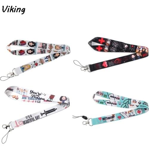 20pcs/lot G1653 Cartoon Lanyard for Key Phones USB Flash Drives Keys Keychains ID Card Name Tag Badge Holders Rope