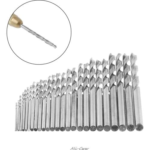2018 10Pcs/Set Multifunction Tiny Micro HSS 0.5mm Straight Shank Twist Drilling Bit