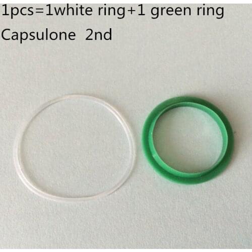 Capsulone free shipping/CAPSULONE 2 nd/5PCS 20mm Silicone Replacement Ring compatible for Nespresso Refillable Reusable Capsule