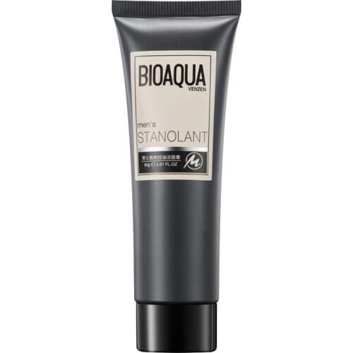 Men Cool Oil Control Cleanser For Face Suitable Sensitive Skin Moisturizing Deep Cleansing Mild Hydrating Refreshing 1 Pcs