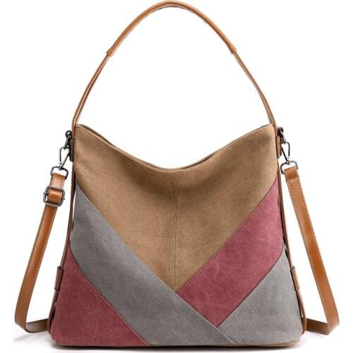 High Quality Canvas Women Handbags Fashion Ladies Shoulder Bag Famous Brands Crossbody Bags for Women Casual Tote Messenger Bags