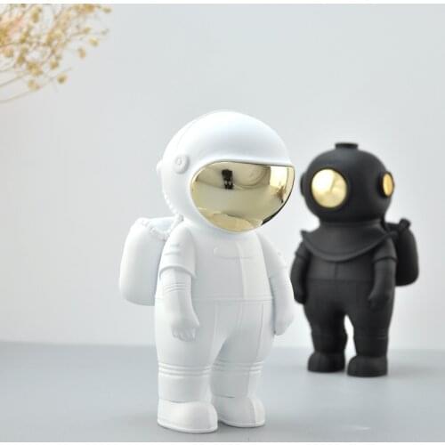 Craftwork Space Man Astronaut Model Sculpture Creative Cosmonaut Statue Fashion Northern Europe Home Decorations