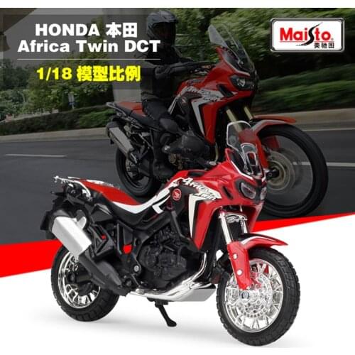 Maisto 1:18 Honda Africa Twin DTC BMW Ducati Moto Car original authorized simulation alloy motorcycle model toy car Collecting