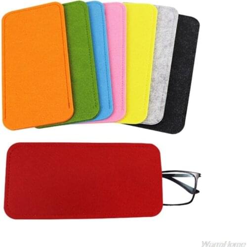 Soft Felt Sunglasses Eyeglasses Sleeve Glasses Pouch Case Organizer Bag F20 21 Dropshipping
