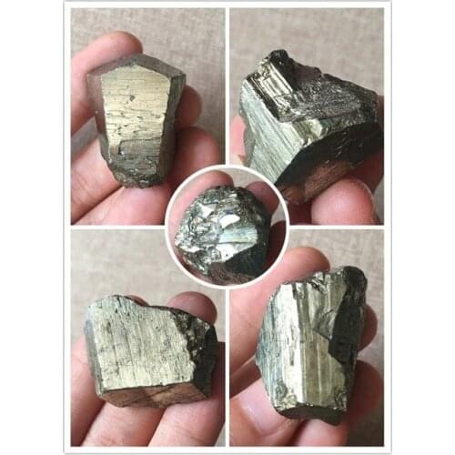 Natural Chalcopyrite Stone Chalcopyrite Ore Pyrite Mineral Crystal Original Mineral Iron Pyrite Rough Mineral Crystal Quartz