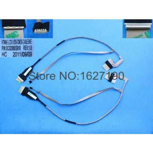 NEW Laptop Cable For TOSHIBA Satellite L550 L555 L550D NEW P/N DC02000S910 Replacement Repair Notebook LCD LVDS CABLE