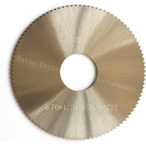 Original Raise HSS 0020# type 70*1.3*25.4mm wenxing machine key cutter right thin saw blade