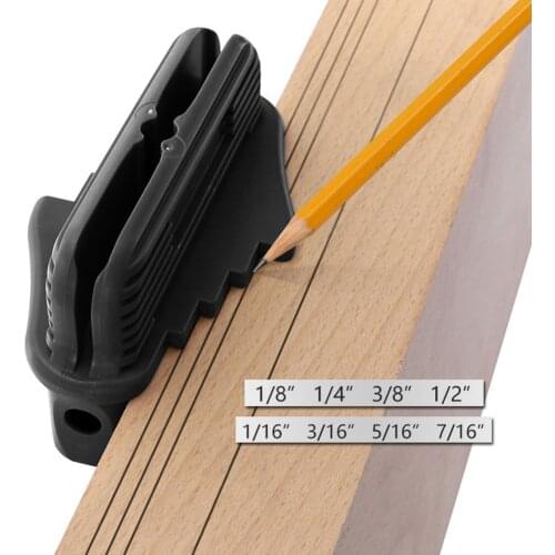 Center Line Finder Centering Scriber Marking Gauge Alignment Carpenter Tool Locator Angle Line Caliber Ruler Wood Measuring Tool