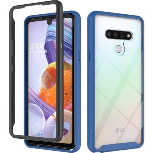 Full Protection Clear Anti-scratch Acrylic Case for LG K92 5G Stylo 6 Velvet V50S ThinQ G8 Q51 K61 K51 K41S K51S Back Cover