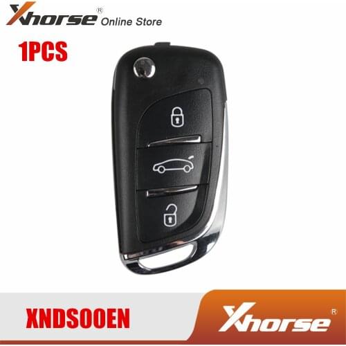 XHORSE XNDS00EN VVDI2 For Volkswagen DS Type Remote Key 3 Buttons Free Shipping 1 PCS