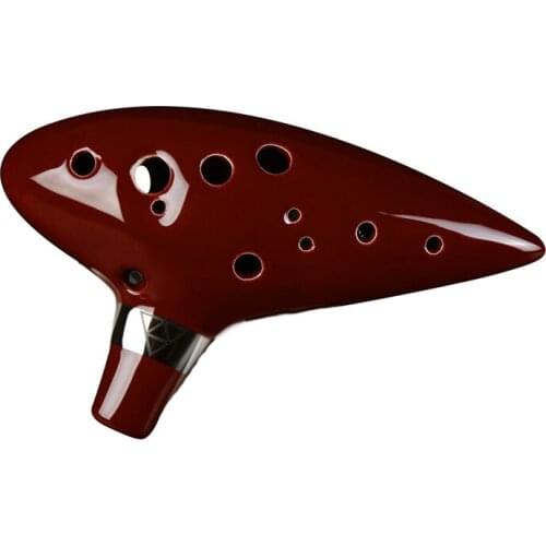 12 Hole Alto C Tone Ceramic Ocarina Zelda Instrument Christmas Gift for Children Beginners Zelda Fans Flute Pottery Instrument