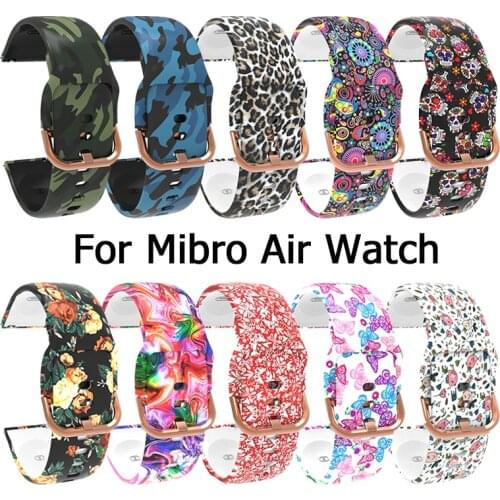 Replacement Strap For Mibro Air Watch Band Bracelet For Xiaomi Mibro Air Wristband Silicone Ladies Belt Loop Watch Accessories