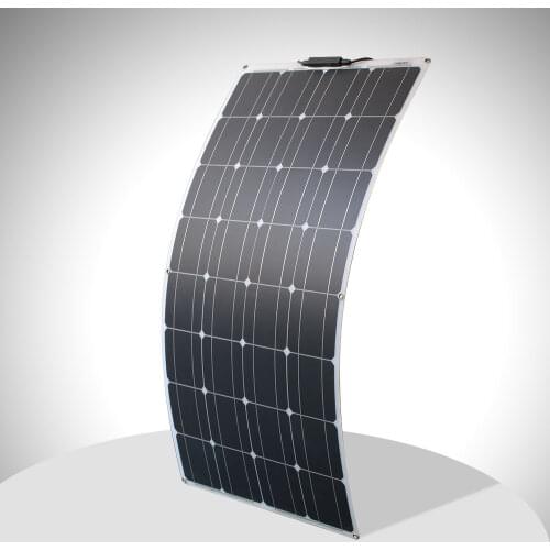 12v 100w solar panel flexible high quality monocrystalline solar panel cell 100 watt for motorhome