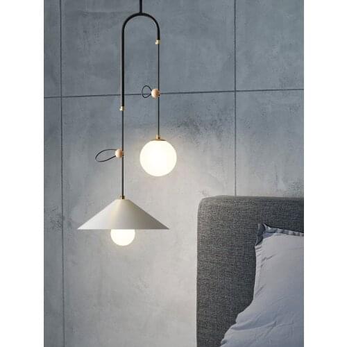 Nordic Bedroom LED Pendant Lighting Modern Pendant Lamp Home Indoor Creative Adjustable Hanging Light FIxture