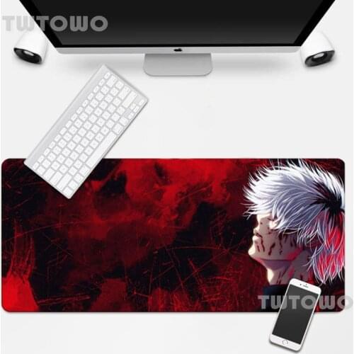 Funny Tokyo Ghoul Computer Large Size Mouse Mat Cartoon Art Lovely Soft Anime Laptop Office Decoration Desktop Mouse Pad